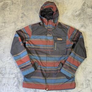 Burton DryRide Snowboarding Ski Snow Winter Jacket Size Medium Striped